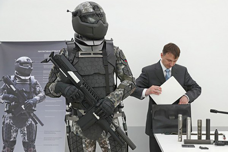 روسها برای سربازان زره روباتیک ساختند